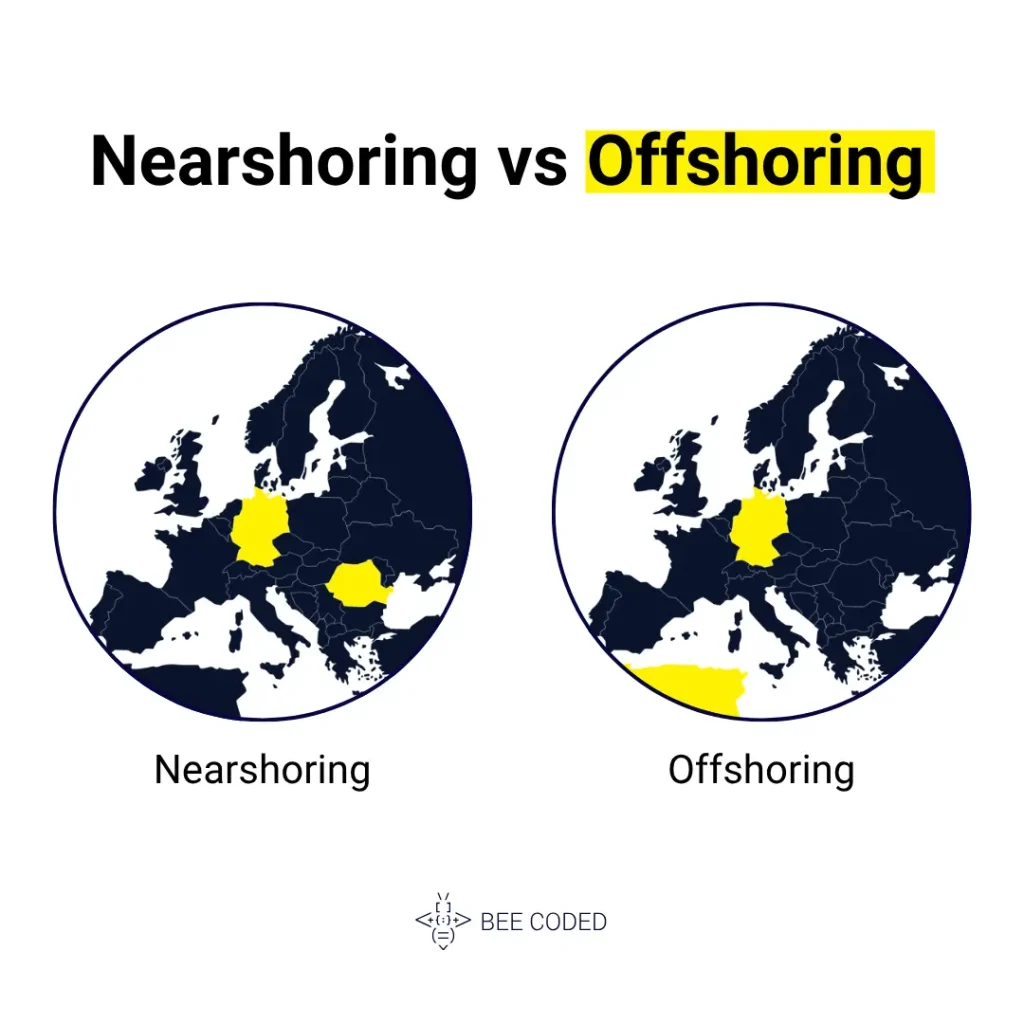 nearshoring vs offshoring