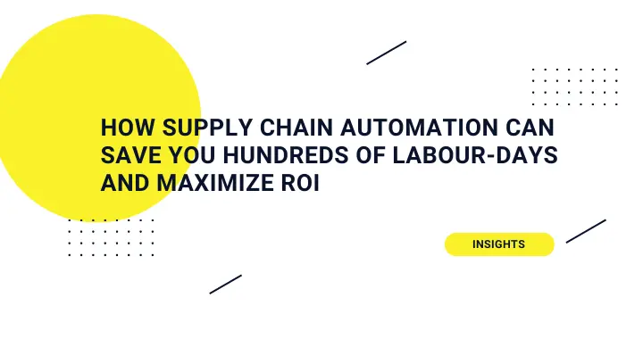 How Supply Chain Automation Can Save You Hundreds of Labour-Days and Maximize ROI